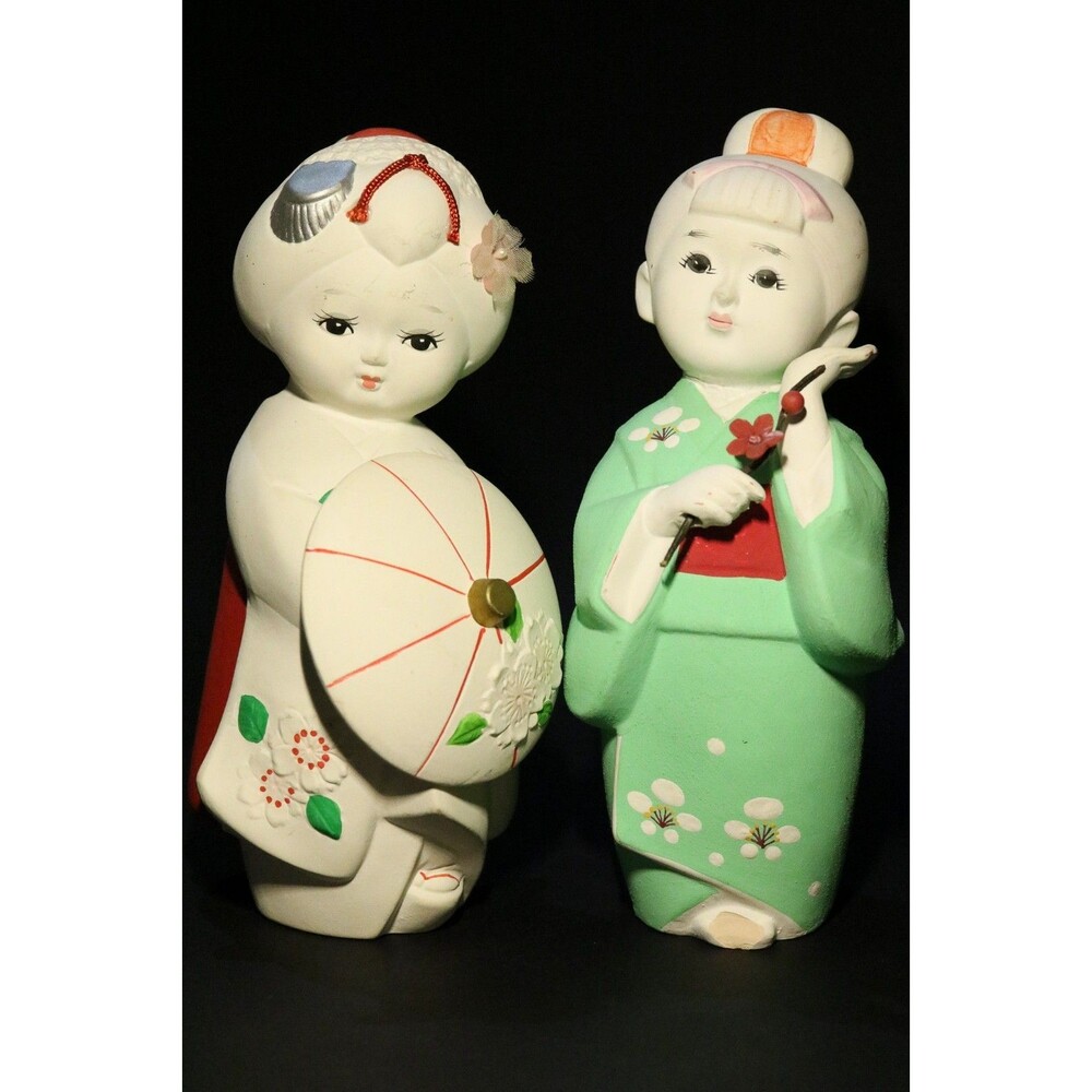 Traditional Hakata Japanese Dolls, VIntage, UNIQUE